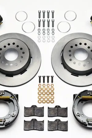 Modern 1955 - 1957 Chevrolet Forged Dynalite Rear Parking Brake Kit - 140-11348