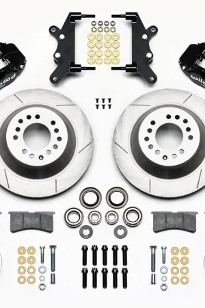 Fresh Stock 1957 - 1968 Edsel, Ford, Mercury Forged Narrow Superlite 6R Big Brake Front Brake Kit (Hub and 1PC Rotor) - 140-13654