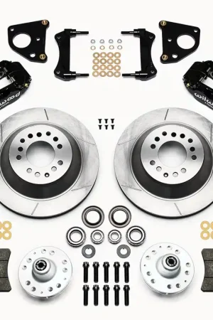 1962 - 1972 Dodge, Plymouth Forged Narrow Superlite 6R Big Brake Front Brake Kit (Hub and 1PC Rotor) - 140-12282 Affordable