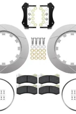 1962 - 2013 Buick, Cadillac, Chevrolet, GMC, Oldsmobile, Pontiac AERO6 Big Brake Front Brake Kit (Race) - 140-14557 Final Sale