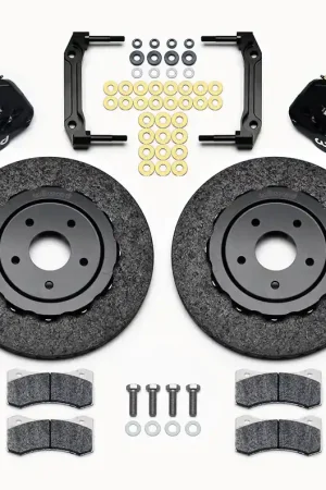 Certified 1962 - 2013 Buick, Cadillac, Chevrolet, GMC, Oldsmobile, Pontiac AERO6 WCCB Carbon-Ceramic Big Brake Front Brake Kit - 140-13154