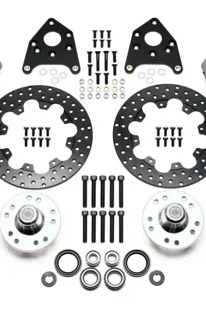 1963 - 1970 Ford, Mercury Forged Dynalite Front Drag Brake Kit - 140-4307 Fan Favorite