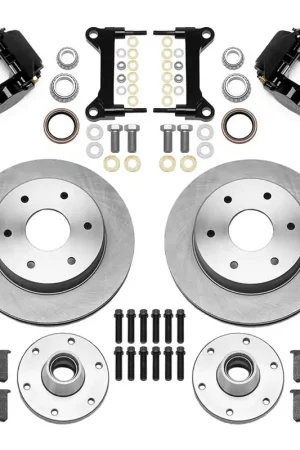 While Supplies Last 1963 - 1987 Chevrolet, GMC Forged Narrow Superlite 6R Big Brake Front Brake Kit (6 x 5.50 Hub and Rotor) - 140-15944
