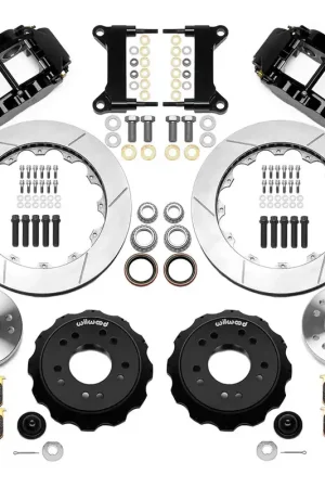 1963 - 1987 Chevrolet, GMC Forged Narrow Superlite 6R Big Brake Front Brake Kit (Hub) - 140-15941 Last Chance