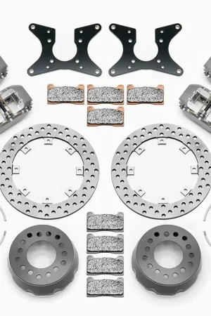 One Day Deal 1964 - 1974 Buick, Chevrolet, Oldsmobile, Pontiac Dynapro Dual SA Lug Drive Dynamic Rear Drag Brake Kit - 140-12554