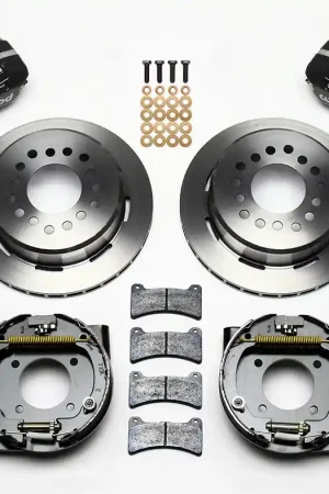 Limited Time 1964 - 1974 Buick, Chevrolet, Oldsmobile, Pontiac Forged Dynapro Low-Profile Rear Parking Brake Kit - 140-11398