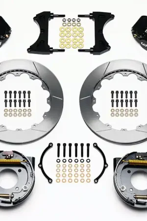 Free Delivery 1964 - 1974 Buick, Chevrolet, Oldsmobile, Pontiac Forged Narrow Superlite 4R Big Brake Rear Parking Brake Kit - 140-13678