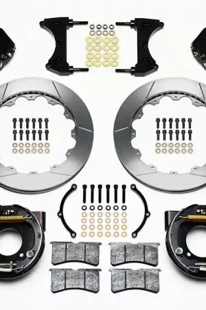 1964 - 1974 Buick, Chevrolet, Oldsmobile, Pontiac Forged Narrow Superlite 4R Big Brake Rear Parking Brake Kit - 140-9213 Fan Favorite