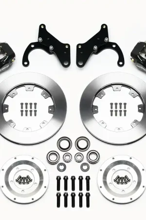 Free Shipping 1965 - 1968 Chevrolet Forged Dynalite Big Brake Front Brake Kit (Hub) - 140-12022