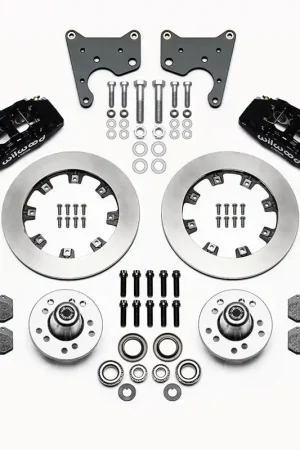 1965 - 1972 Chrysler, Dodge, Plymouth Forged Dynapro 6 Big Brake Front Brake Kit (Hub) - 140-15198 New Arrival