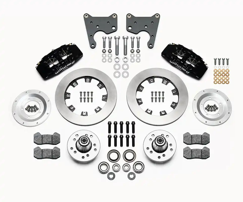 1965 - 1972 Chrysler, Dodge, Plymouth Forged Dynapro 6 Big Brake Front Brake Kit (Hub) - 140-15198 New Arrival