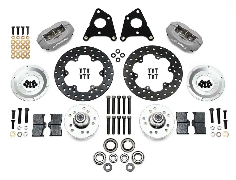 1965 - 1972 Dodge, Plymouth Forged Dynalite Front Drag Brake Kit - 140-2713 Genuine