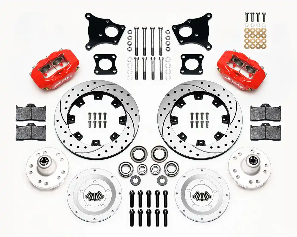 1969 - 1976 American Motors Forged Dynalite Big Brake Front Brake Kit (Hub) - 140-13395 Professional Grade