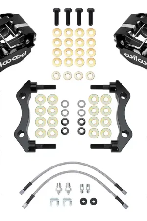 Limited Offer 1969 - 1983 Porsche Narrow Dynapro-P Radial Rear Caliper and Bracket Kit - 140-16676