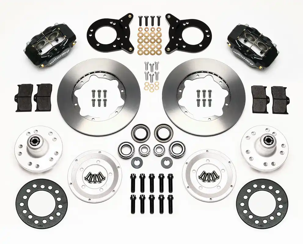 Affordable 1970 - 1974 Ford, Mercury Forged Dynalite Pro Series Front Brake Kit - 140-11073