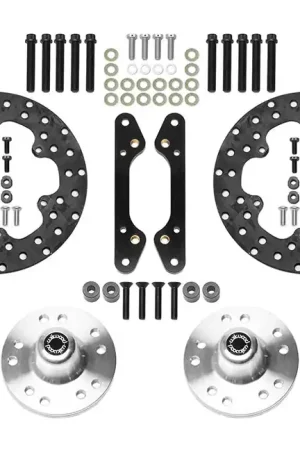 Seasonal Sale 1970 - 1978 Buick, Cadillac, Chevrolet, GMC, Oldsmobile, Pontiac Dynapro Lug Mount Front Dynamic Drag Brake Kit - 140-14418