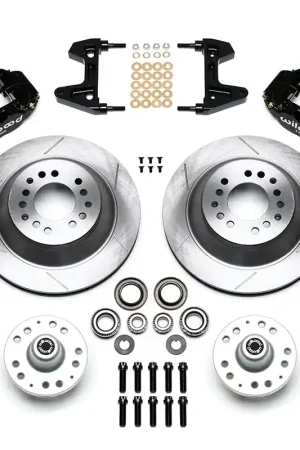 Premium 1974 - 1980 Ford, Mercury Forged Narrow Superlite 6R Big Brake Front Brake Kit (Hub and 1PC Rotor) - 140-12275