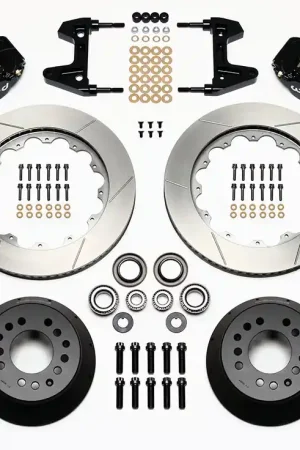 High Quality 1974 - 1980 Ford, Mercury Forged Narrow Superlite 6R Big Brake Front Brake Kit (Hub) - 140-9802