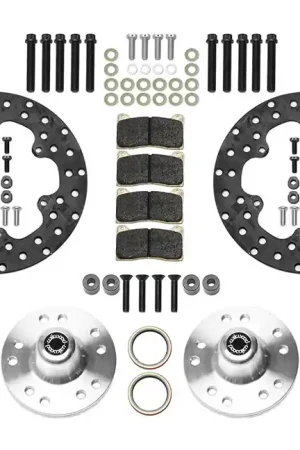 Exclusive Offer 1979 - 1990 Buick, Chevrolet, Oldsmobile, Pontiac Dynapro Lug Mount Front Dynamic Drag Brake Kit - 140-14423