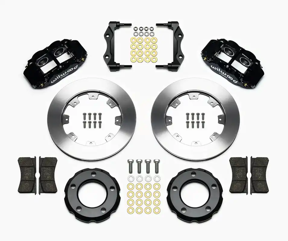 1982 - 1986 Jeep Forged Narrow Superlite 4R Big Brake Front Brake Kit (Hat) - 140-12613 Trusted Brand