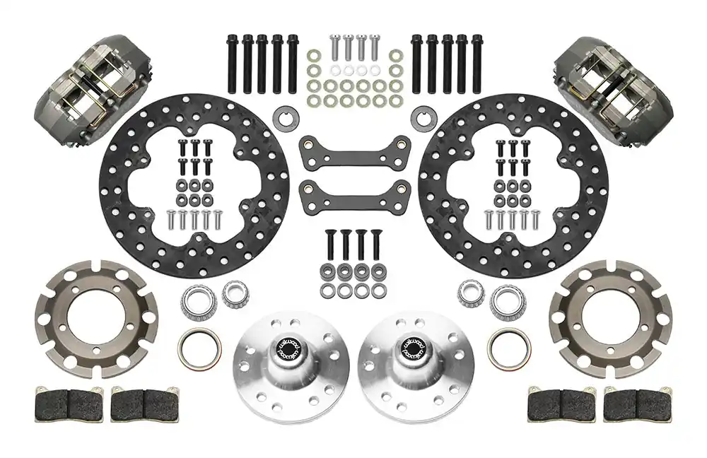 1982 - 1992 Chevrolet, Pontiac Dynapro Lug Mount Front Dynamic Drag Brake Kit - 140-14421 Secure Checkout
