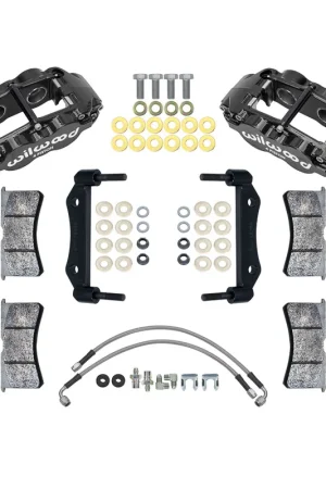 Instant Buy 1984 - 1989 Porsche Forged Narrow Superlite 4R Front Caliper and Bracket Kit - 140-16677