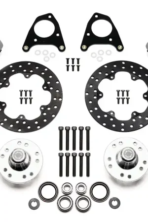 Today Only 1984 - 1993 Ford Forged Dynalite Front Drag Brake Kit - 140-4503