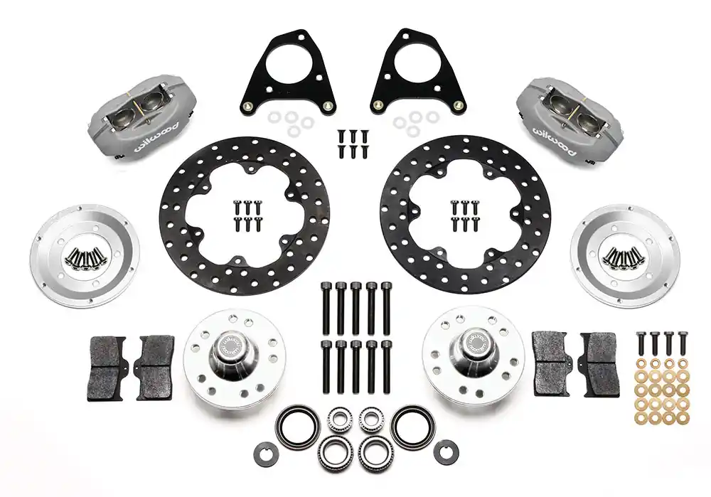 Today Only 1984 - 1993 Ford Forged Dynalite Front Drag Brake Kit - 140-4503