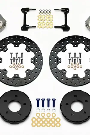 Handmade 1994 - 2004 Ford Dynapro Radial Front Drag Brake Kit - 140-10015