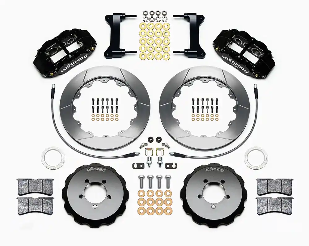 Express Delivery 1999 - 2021 Subaru Forged Narrow Superlite 6R Big Brake Front Brake Kit (Hat) - 140-12874