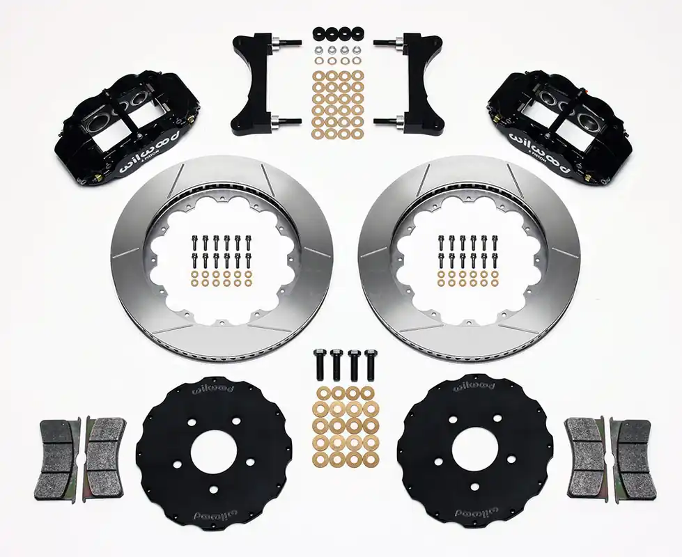 2003 - 2006 Mitsubishi Forged Narrow Superlite 6R Big Brake Front Brake Kit (Hat) - 140-9285 Sale