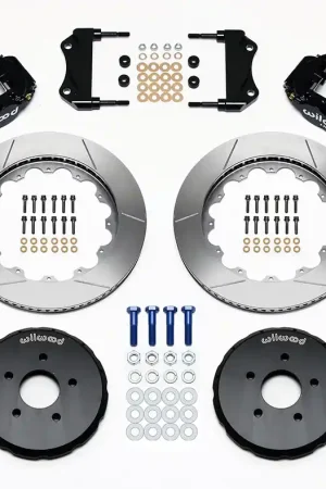 2003 - 2009 Infiniti, Nissan Forged Narrow Superlite 6R Big Brake Front Brake Kit (Hat) - 140-9192 Seasonal Sale