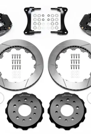 2007 - 2018 Jeep Forged Narrow Superlite 6R Big Brake Front Brake Kit (Hat) - 140-13880 Affordable