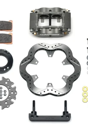 Limited Edition Billet Narrow Dynalite Radial Mount Midget Inboard Brake Kit - 140-11810