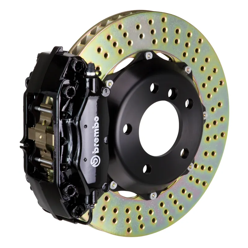 Brembo Front, 320x28 2-Piece Discs, Black Calipers - 1CX-6001A While Supplies Last