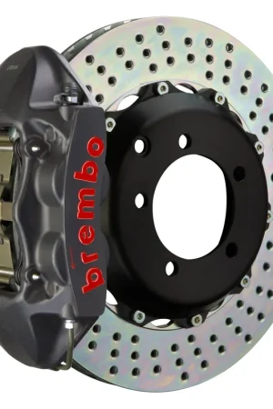 Brembo Front, 328x28 2-Piece Discs, Black Hard Anodized Calipers - GTXSX1PX-6001A Markdown