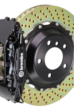 Fan Favorite Brembo Front, 332x32 2-Piece Discs, Black Calipers - 1BX-7009A