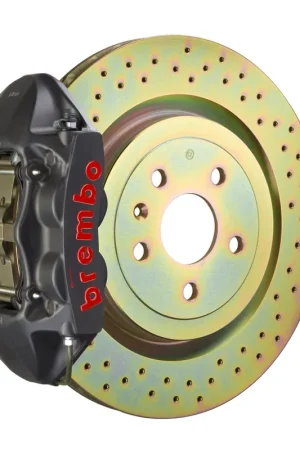 Warranty Included Brembo Front, 336x28 1-Piece Discs, Black Hard Anodized Calipers - GTXSX1P_-7002A