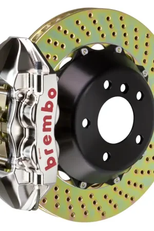 Mega Sale Brembo Front, 345x28 2-Piece Discs, Nickel Plated Calipers - GTXRX1PX-8002A