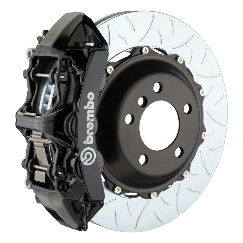 Top Rated Brembo Front, 350x34 2-Piece Discs, Black Calipers - 1NX-8014A