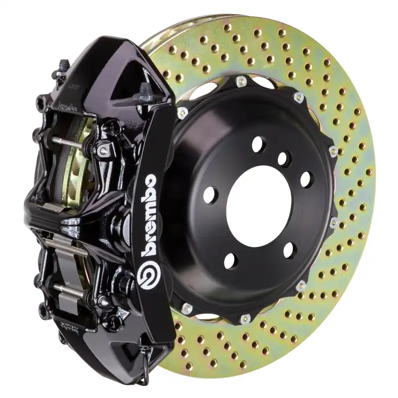 Bargain Brembo Front, 355x32 2-Piece Discs, Black Calipers - 1MX-8033A