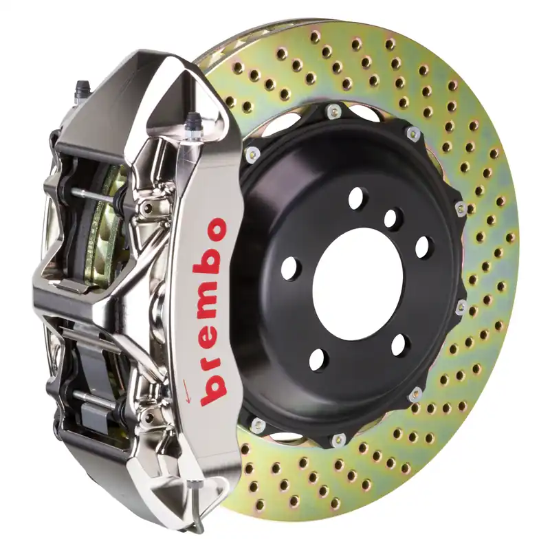 Brembo Front, 355x32 2-Piece Discs, Nickel Plated Calipers - GTXRX1MX-8004A Modern