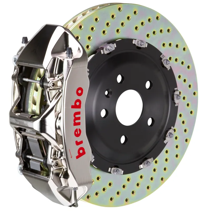 Brembo Front, 365x34 2-Piece Discs, Nickel Plated Calipers - GTXRX1NX-8501A Secure Checkout