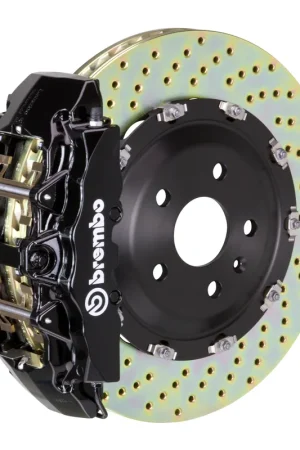 Brembo Front, 380x34 2-Piece Discs, Black Calipers - 1GX-9004A Grab Now