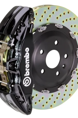 Brembo Front, 380x34 2-Piece Discs, Black Calipers - 1JX-9018A Time-Limited