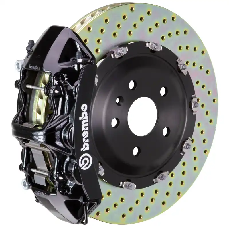 Brembo Front, 380x34 2-Piece Discs, Black Calipers - 1NX-9028A Instant Buy