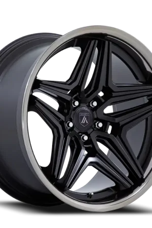 Fresh Stock Asanti Black Label ABL-46 Duke SB 20x10.5 +18 5x115mm 72.56mm Satin Black Double Dark Tint Lip