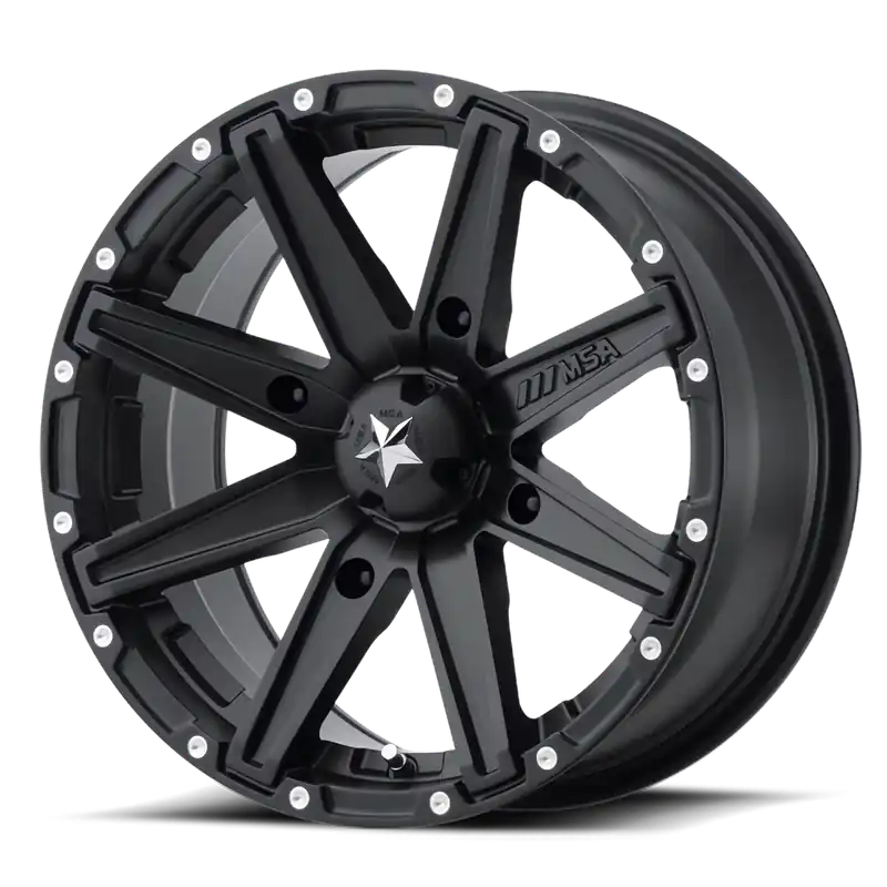 Money Back Guarantee MSA Clutch M33 14x7 +0 4x137mm 112mm Satin Black