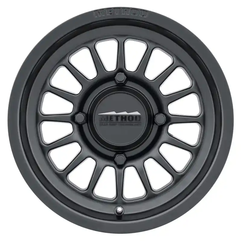 Time-Limited Method MR411 Bead Grip 14x7 / 4+3/13mm Offset / 4x156 / 132mm CB Matte Black Wheel