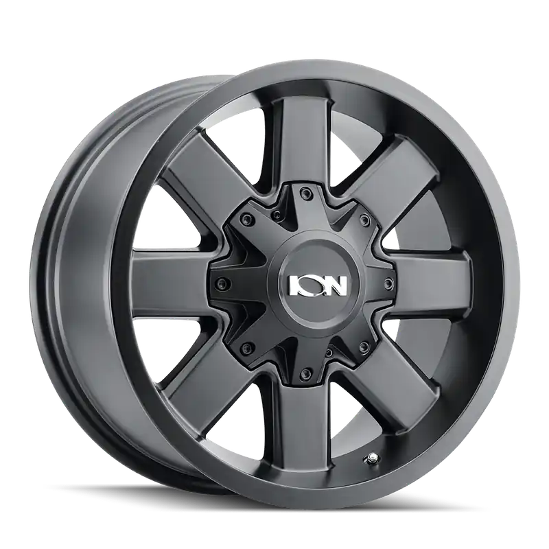 Direct From Manufacturer Ion 141Satin Black 18x9 8x165.1 18mm 125.2mm